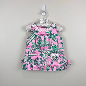 Lilly Pulitzer Infant Shift Dress Mandevilla Baby Always Worth It 6-12 Months